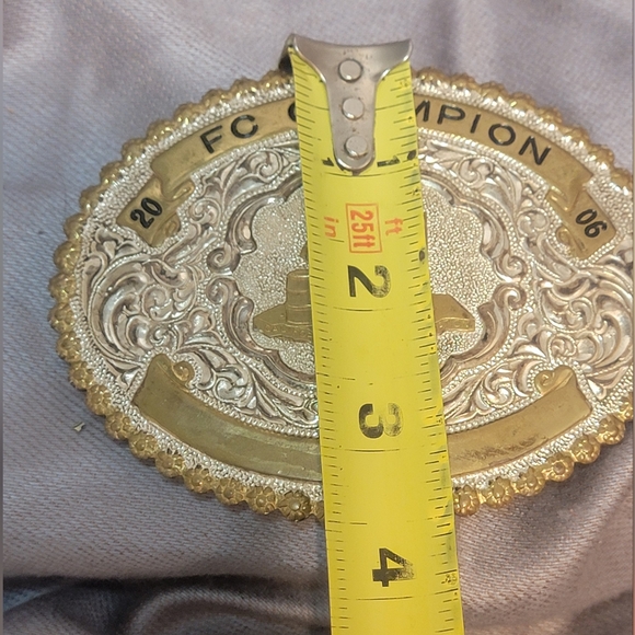 FC Champion 2006 Rodeo Cowboys Barrel Racing Belt Buckle California Crumrine - Picture 8 of 9